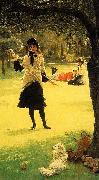 James Tissot Croquet Spain oil painting artist